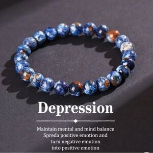 💎4/$20💎Sunset Sodalite Beaded Bracelet